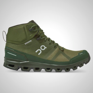 ON Cloudrock Waterproof Hiking Boots for Men - Olive Green