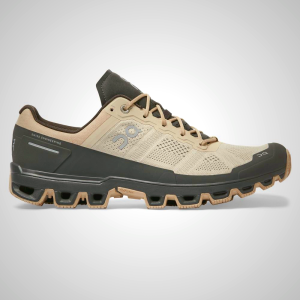 ON Cloudventure Trail Running Shoes for Men - Kaki/Black